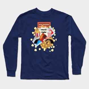 Movie Night Long Sleeve T-Shirt